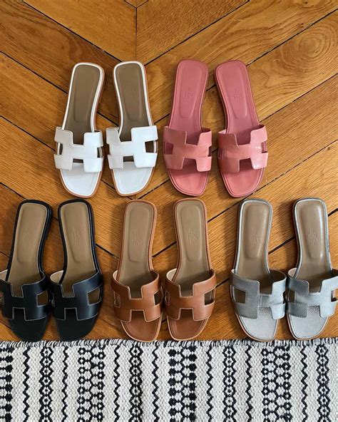 Hermes oran sandals size chart